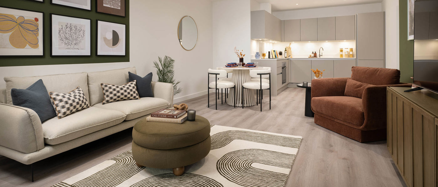 KEWB 2 Bed Show Home Living Room