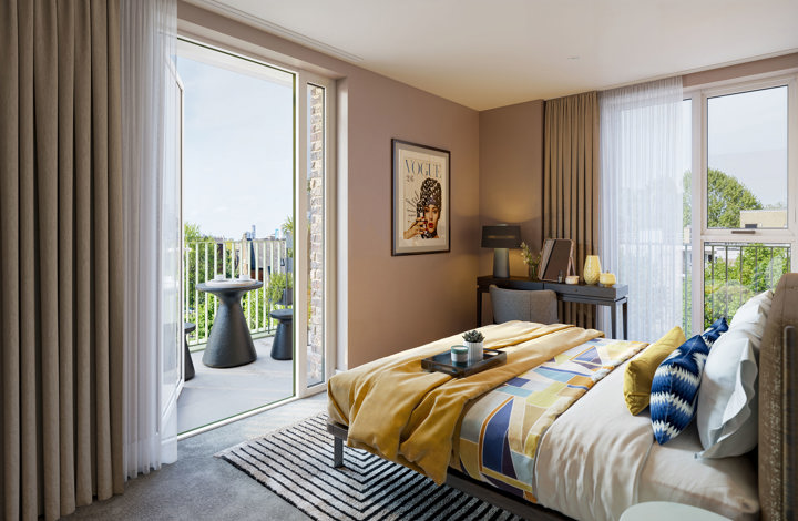 St Olaves Shared Ownership Show Home bedroom