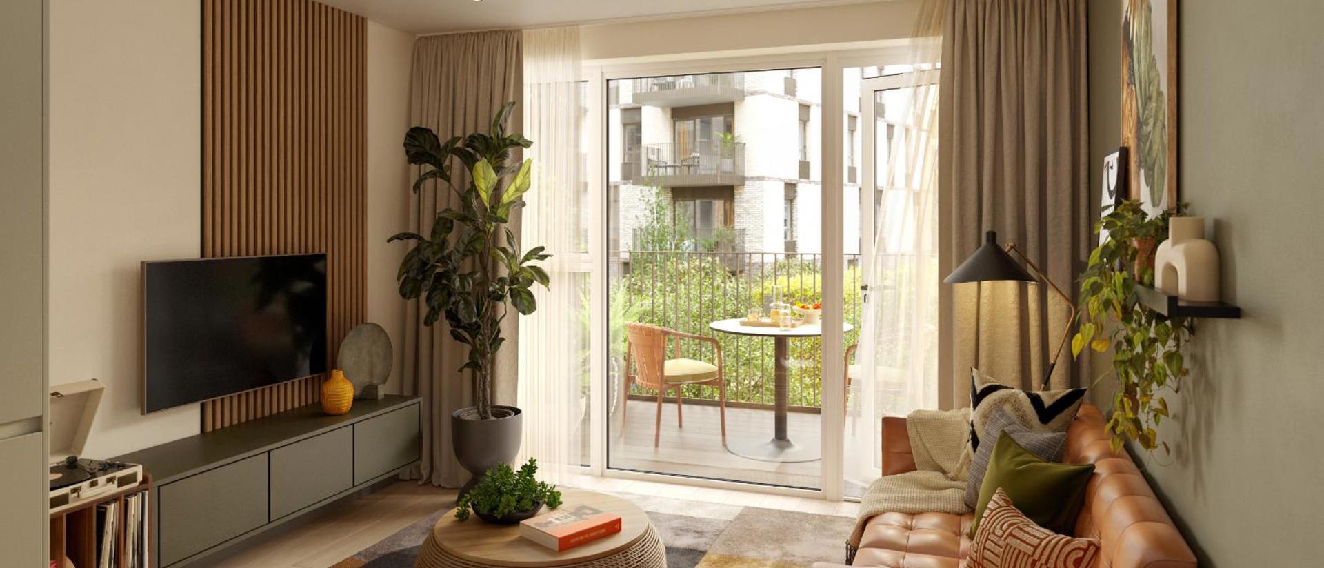 Deptford Edge Iving Room CGI
