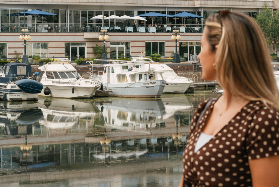 View of Chelsea Docks