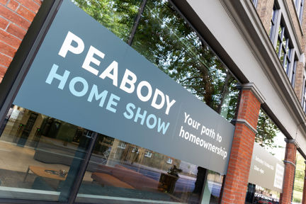 Peabody Home Show exterior banner