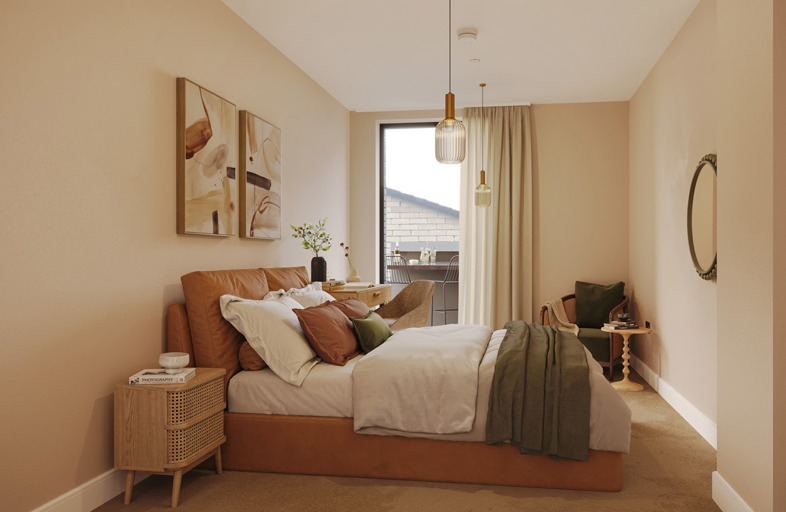 Fish Island Point 2 Bed Bedroom