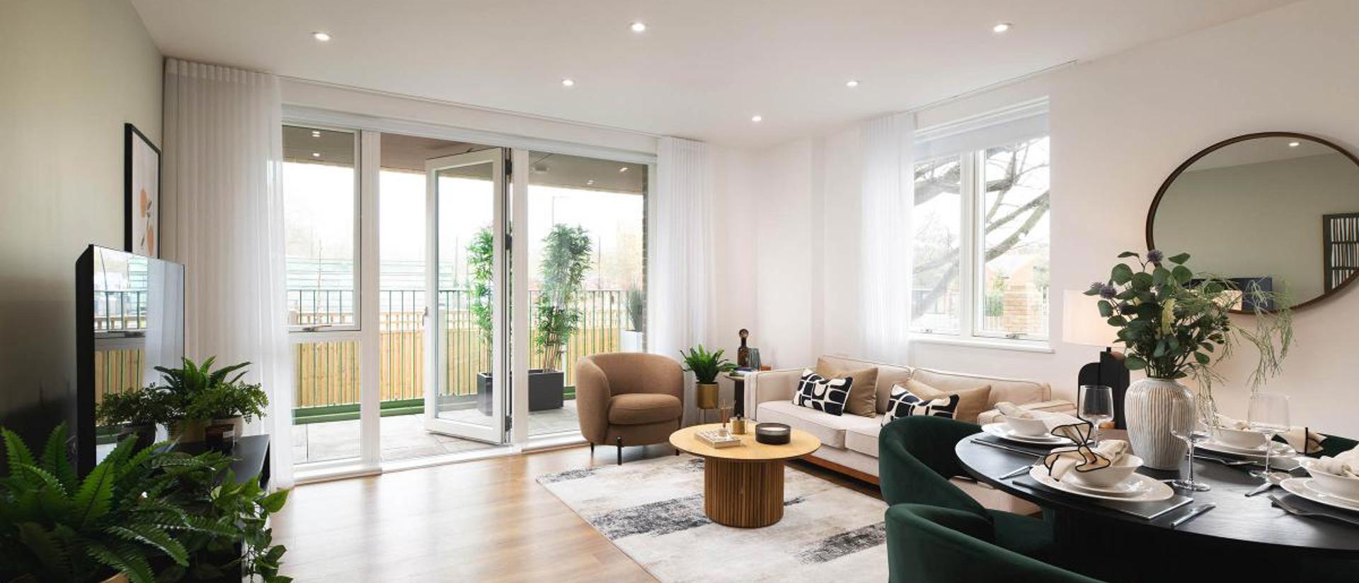 Two bedroom Shared Ownership flat in Canada Water