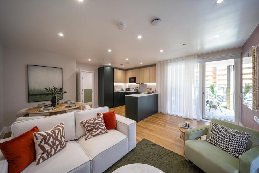 Interior of St Olave's show home