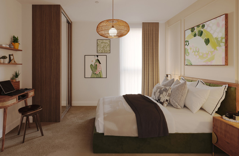 Fish Island Point 2 Bed Bedroom